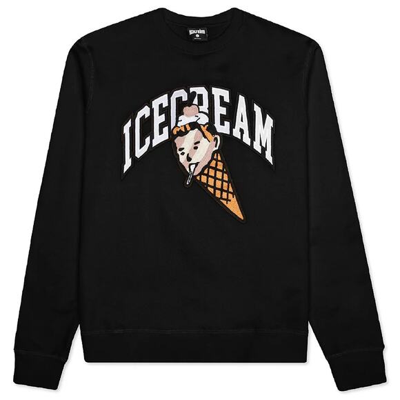 ICE CREAM BB Cherry Top Cone Crew Sweatshirt Black Streetwear Sz XL {3M27}